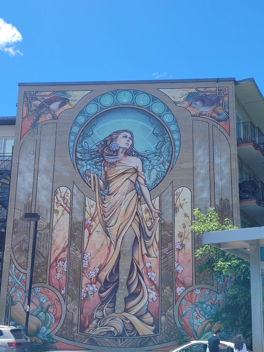 The Our Lady of Grace Mural in the Notre-Dame-de-Grace neighbourhood.