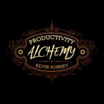 The logo for the Productivity Alchemy podcast hosted by Kevin Sonney